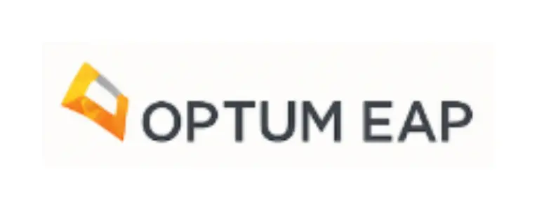 Optum EAP logo with geometric design.