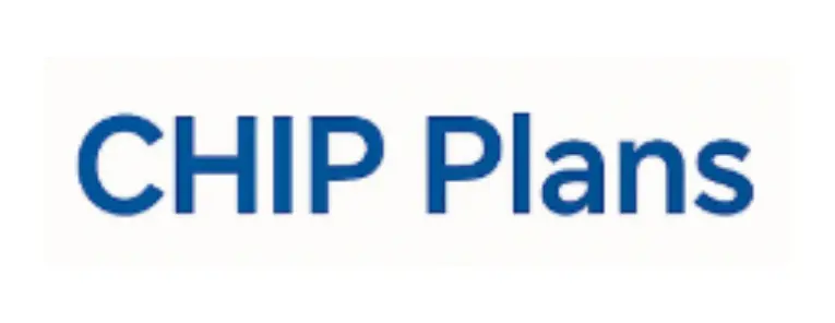 Text: "CHIP Plans" in blue font.