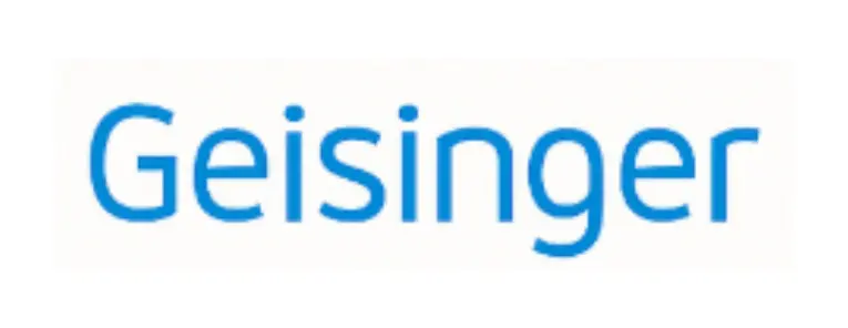 Geisinger logo in blue text.