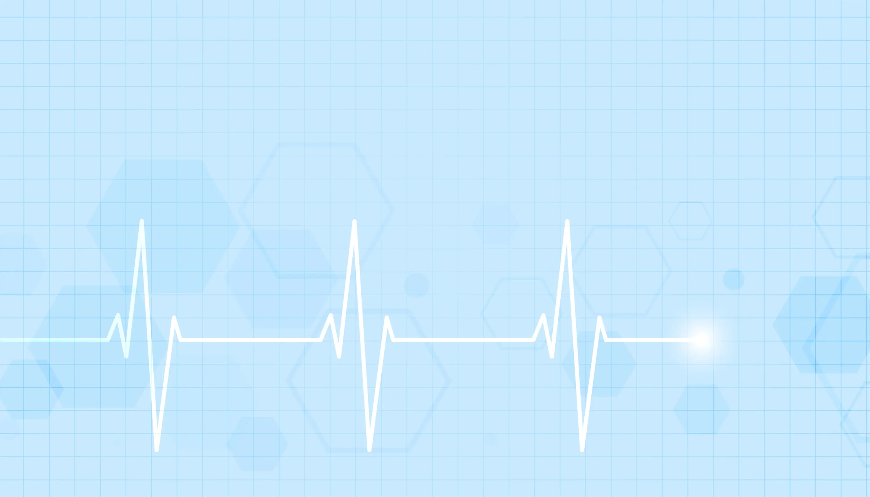 healthcare and medical background with heartbeat line